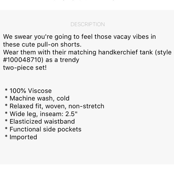 GARAGE Pull On Short - Picture 4 of 5